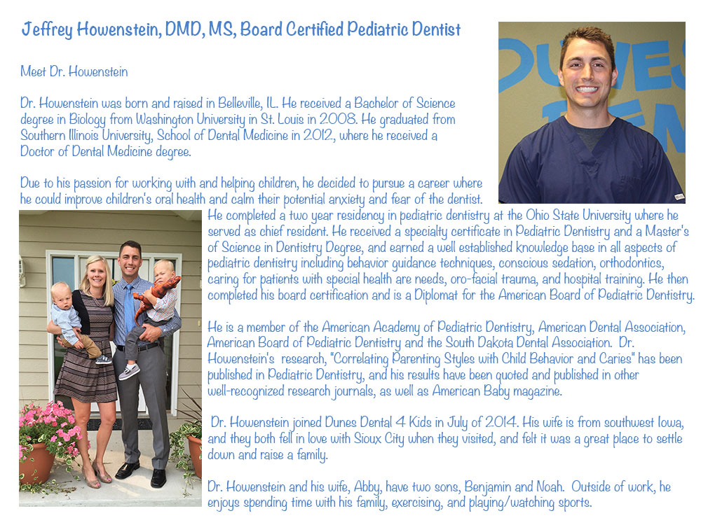 Meet Dr Howenstein Home Page — Dunes Dental 4 Kids