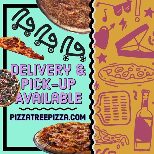 We're here for you, CoMo! While we have shut down our dining room, you can still get your Pizza Tree fix for pickup or delivery by ordering ahead at https://order.pizzatreepizza.com/. Pre-pay with credit card, so our staff can just do a quick hand of