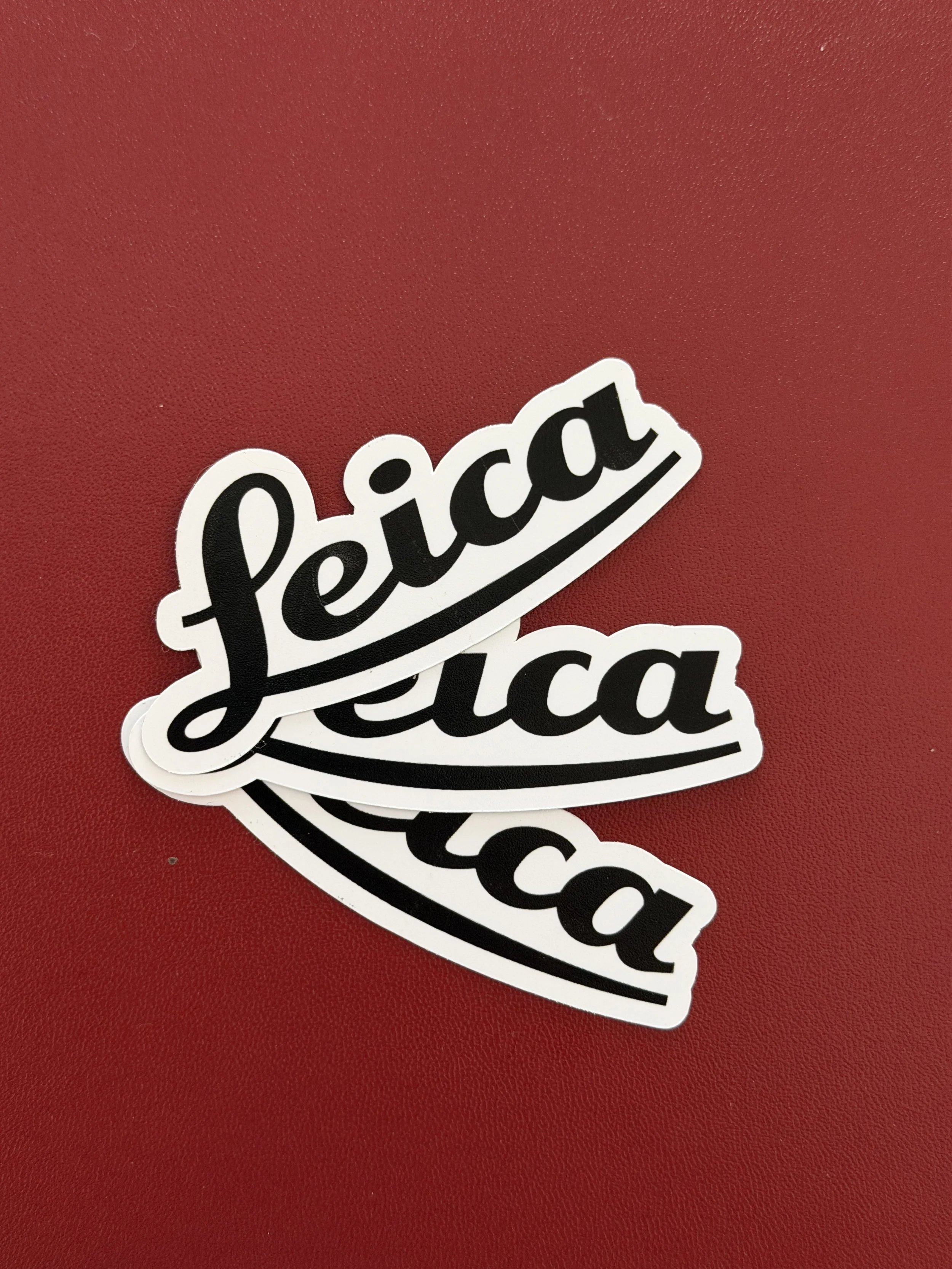 Leica Logo Sticker - 3 Pack