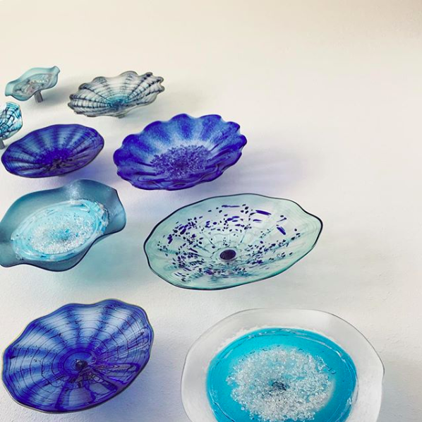...these art glass wallplates