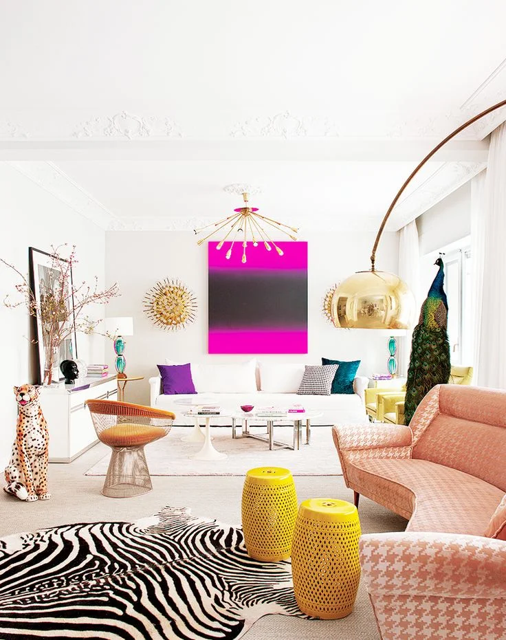 How hide rug printed like a zebra.