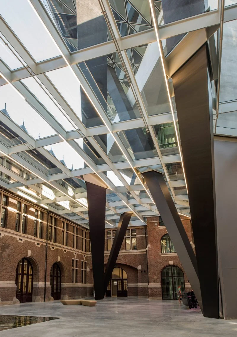 Port Authority Building (Havenhuis) in Antwerp, Belgium lobby