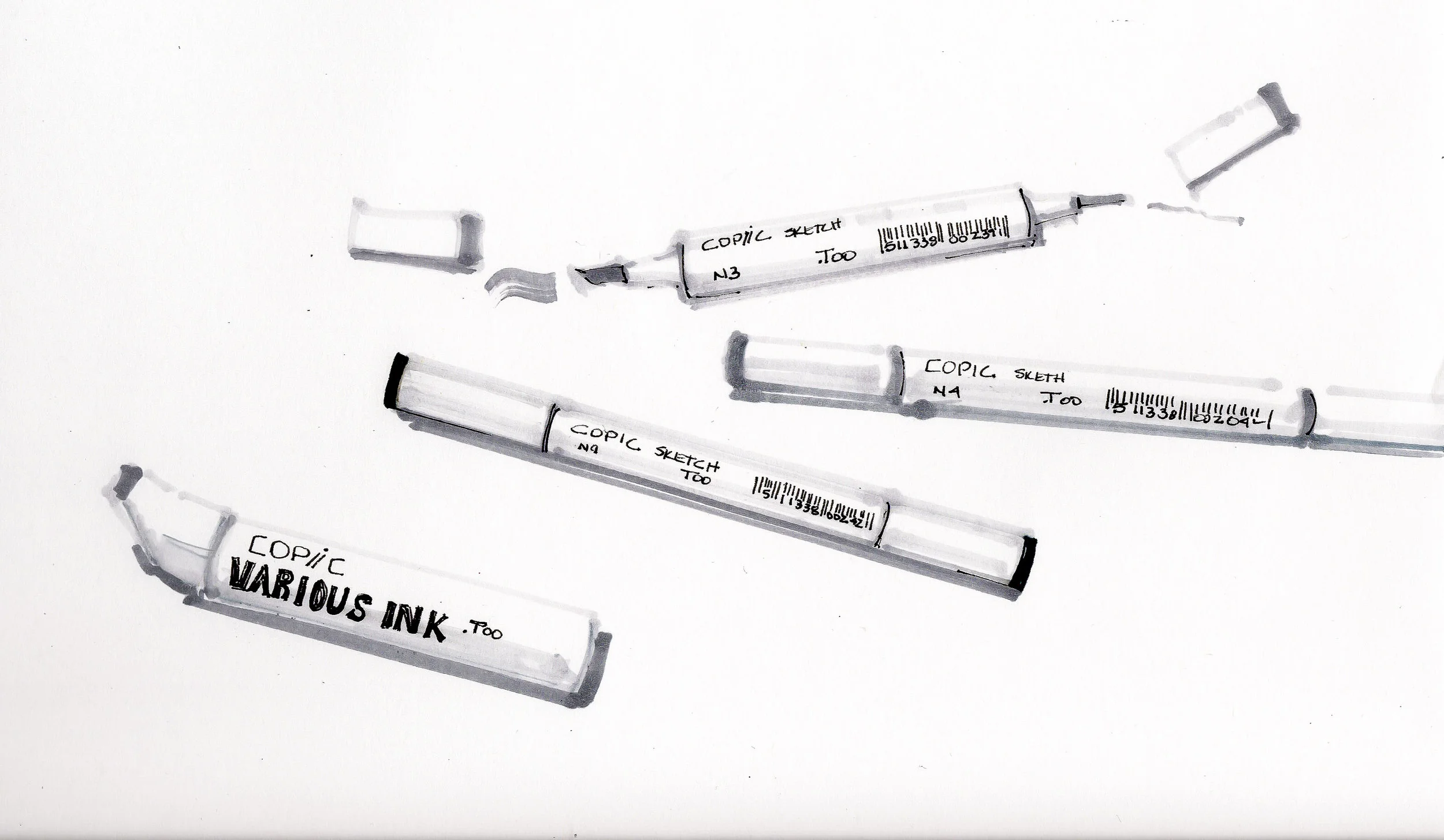 Markers and Ink rendering