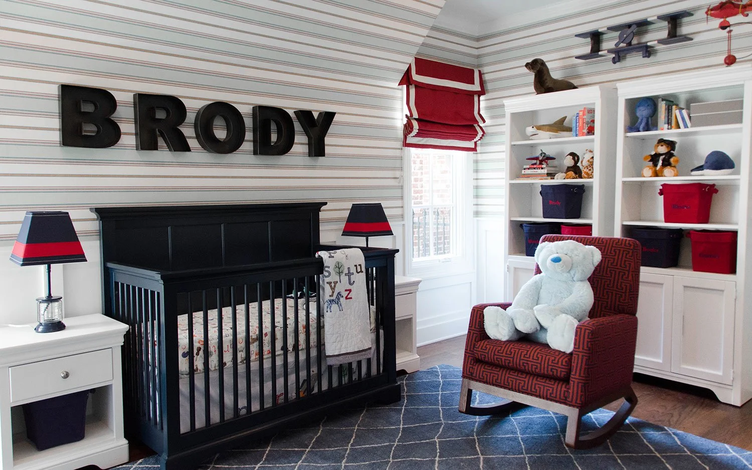 Blue Nursery Decor Red Baby Room Furniture For Baby Boy Room Baby