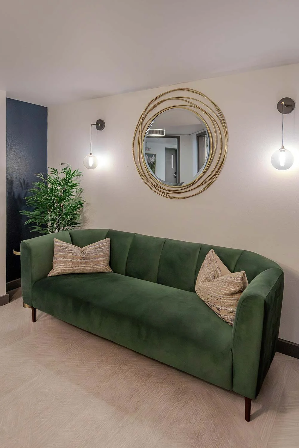 Apartment leasing office.