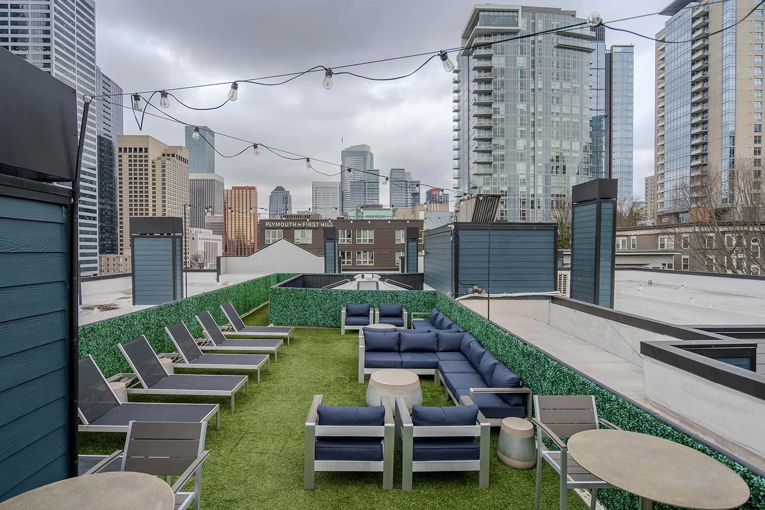 Outdoor living design and patio spacing