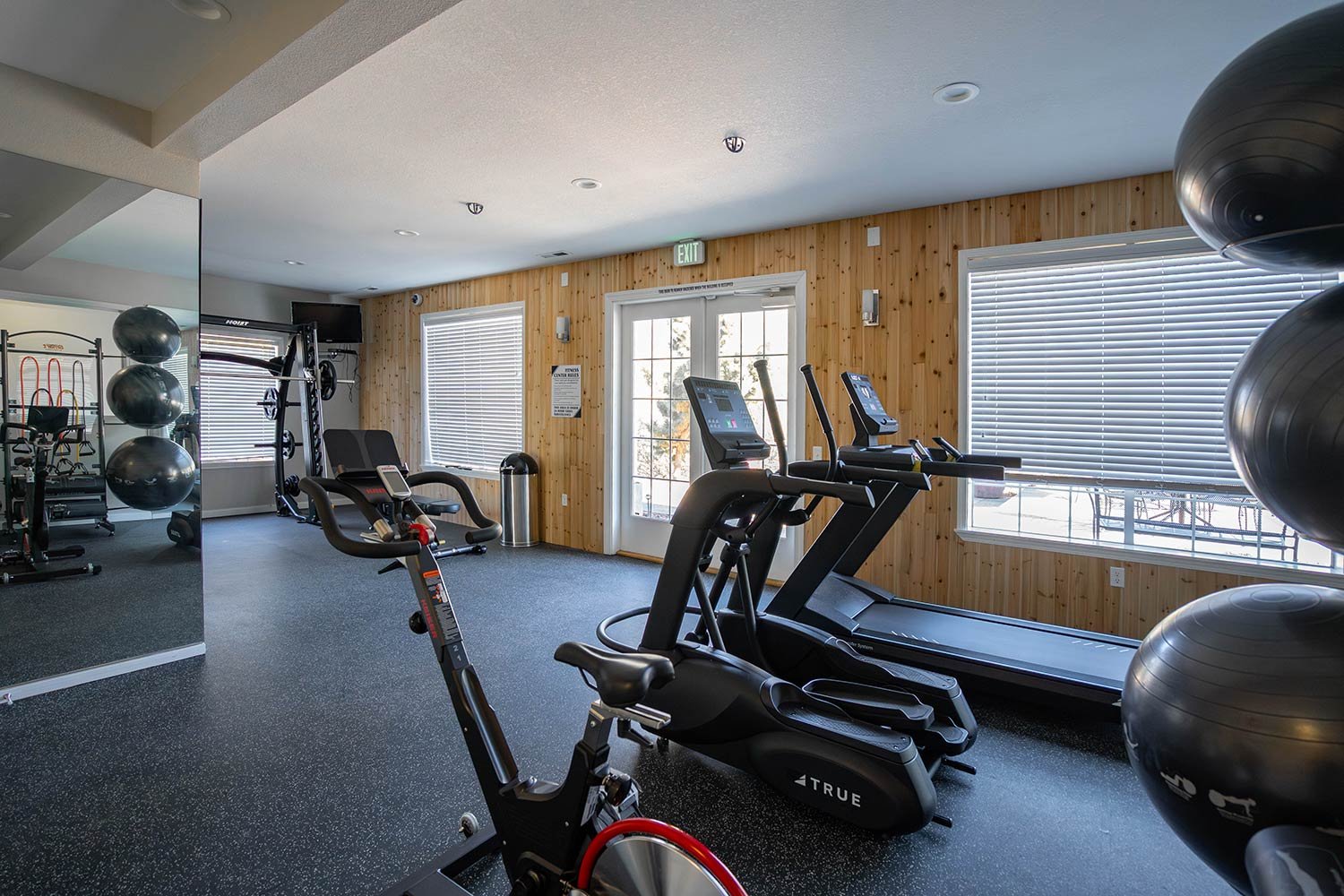 luxury gym design for apartments