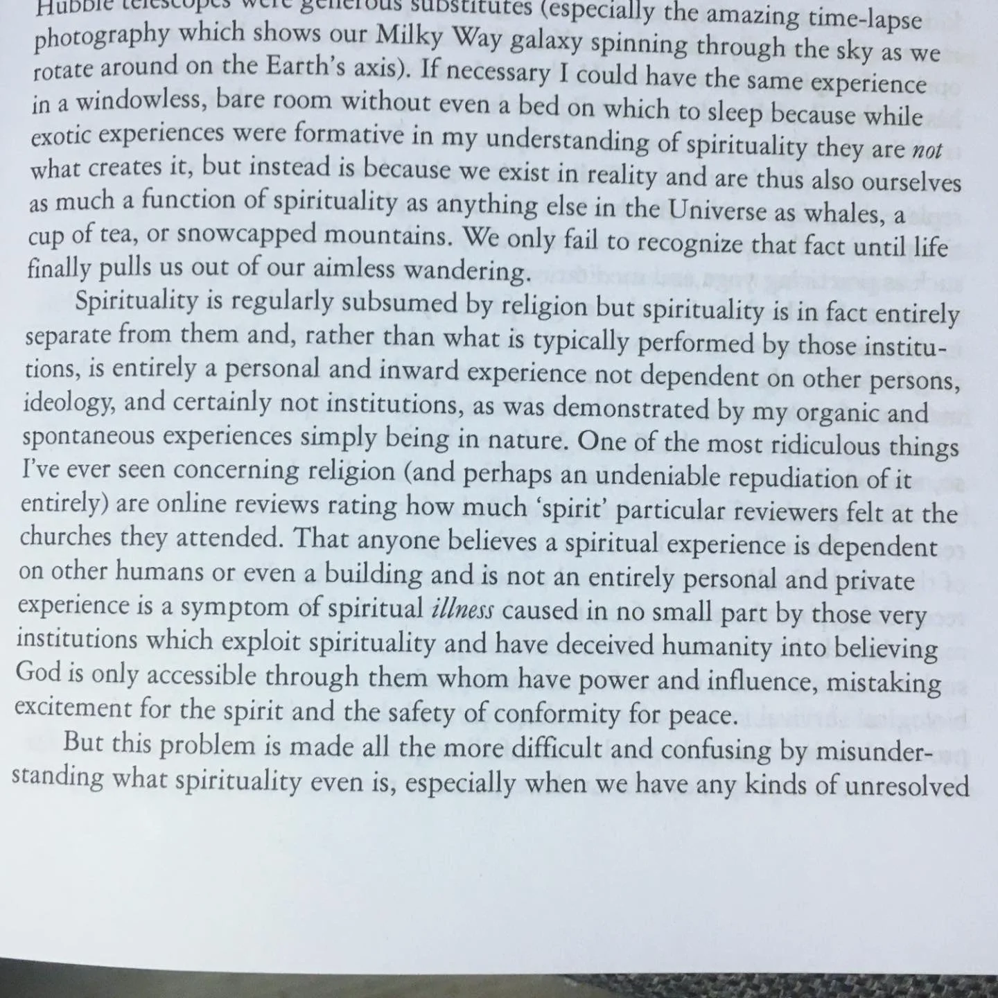 A passage from my new book, Under A Libra God (link in bio).