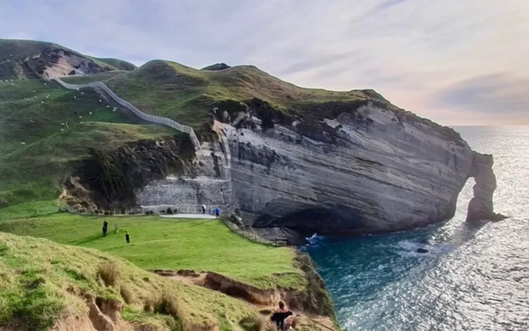 Work underway on predator free fence at Farewell Spit