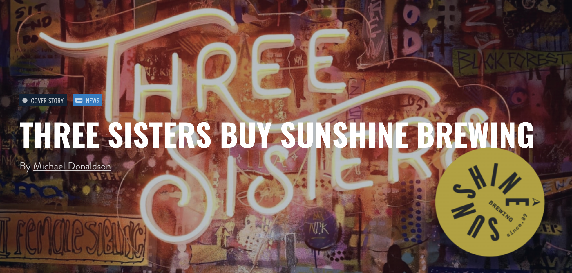 Three Sisters Buy Sunshine Brewing