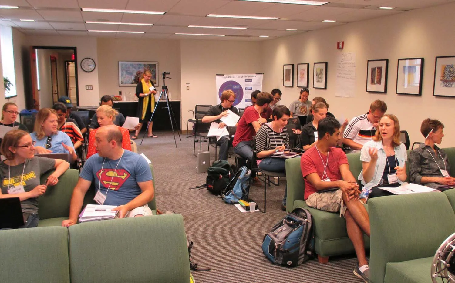 Participants in a RELATE Flagship Intensive Workshop.