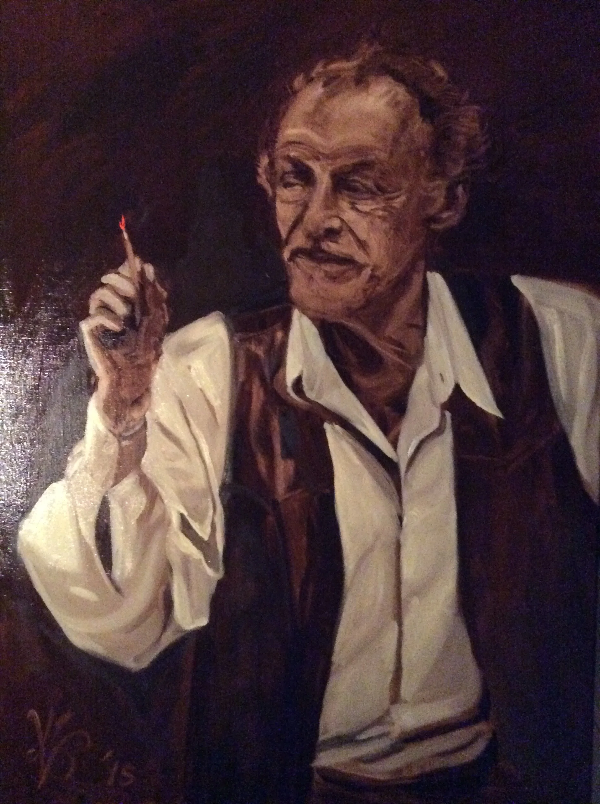 "Portrait of David Leffel", 2015