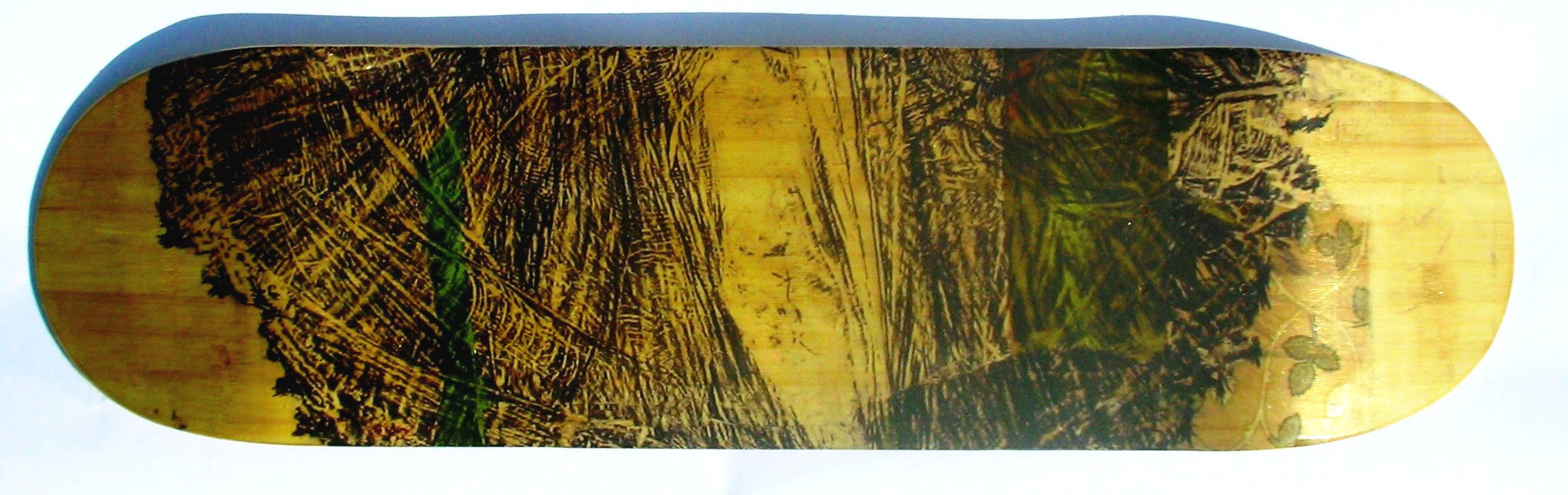 frottage graphics for skateboard