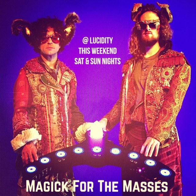 April 10 & 11: Santa Barbara. Lucidity Festival SpaceHarp with DJ AHEE & Magick For The Masses 