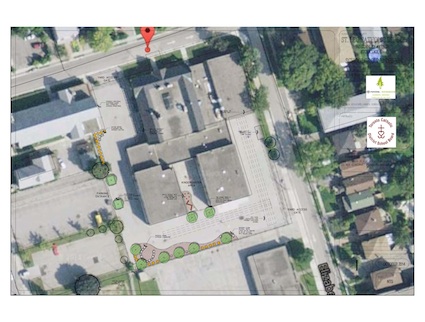  Site Plan for Outdoor Greening - Slated to begin the Summer of 2015