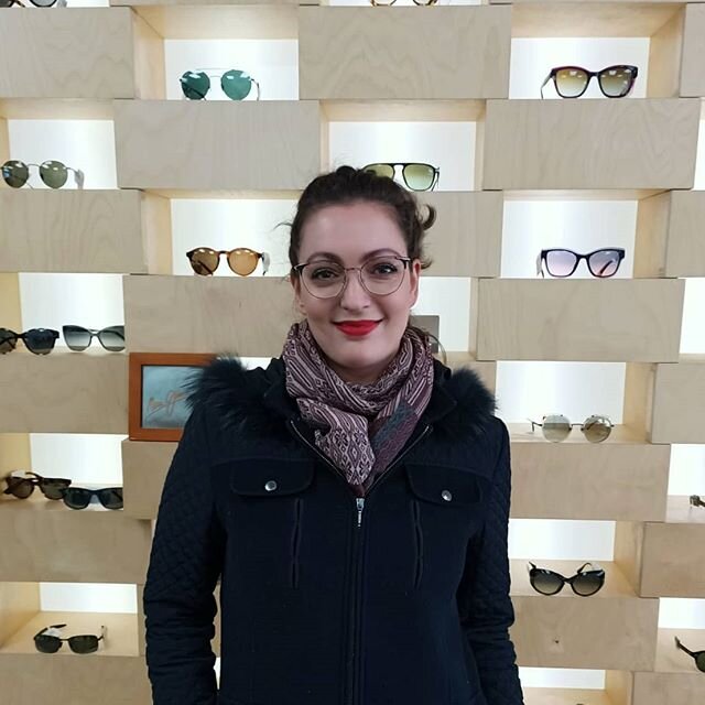 This beautiful patient of ours couldn't decide which pair of glasses to get... So she got them both! 
Doesn't she look stunning?