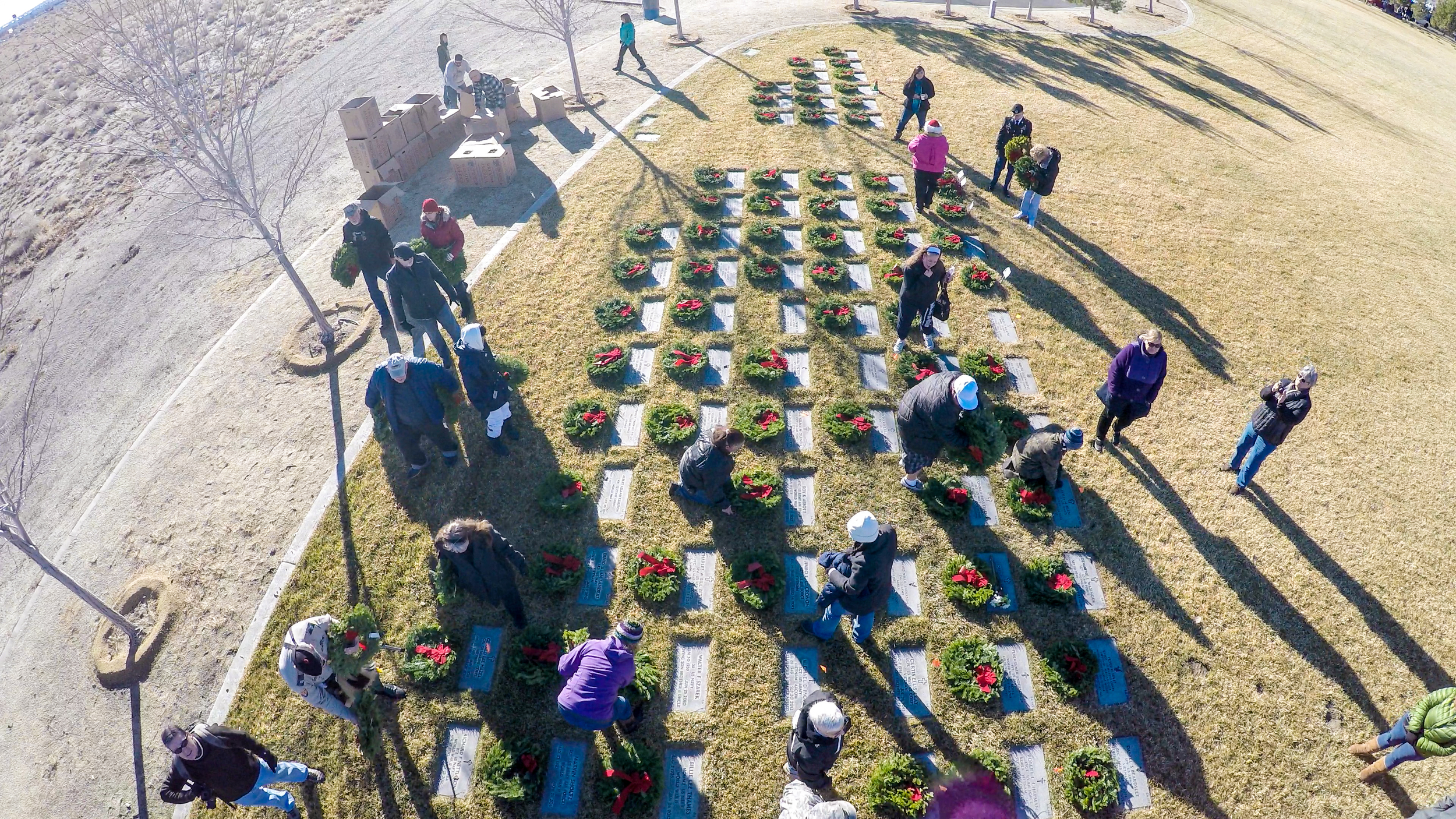 Wreaths Across America 2014 Drone Edition