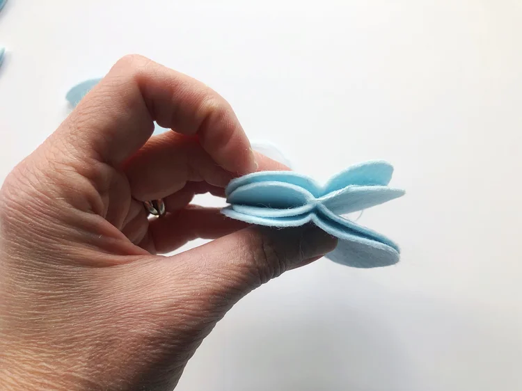 felt bunny ornament