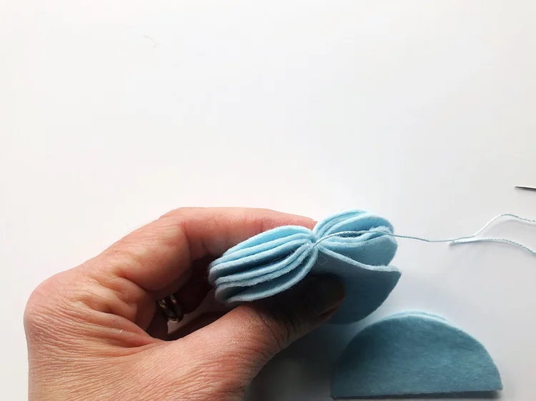 felt bunny ornament