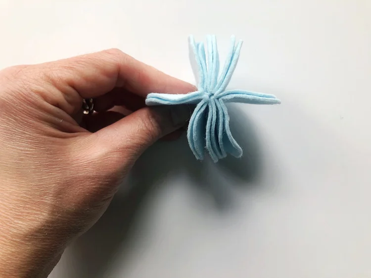 felt bunny ornament