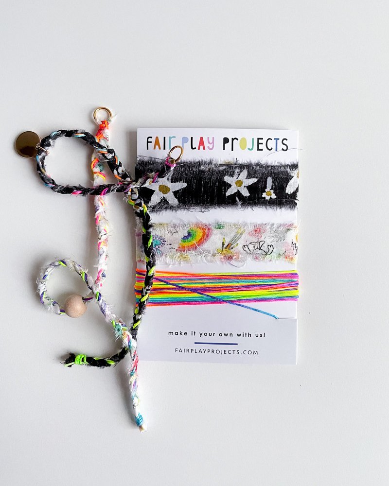 Friendship Bracelet DIY Kit with Liberty of London Fabric