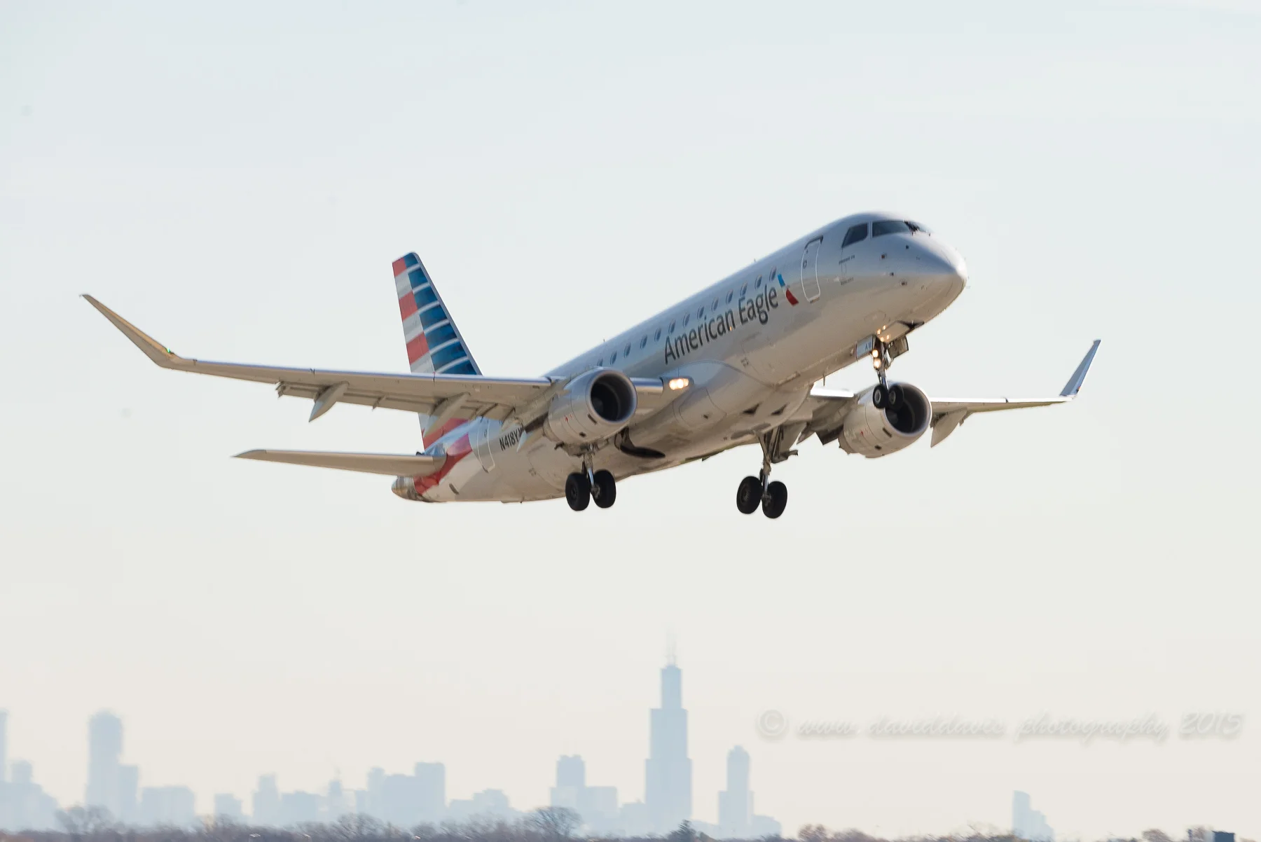 Lift off over Chicago