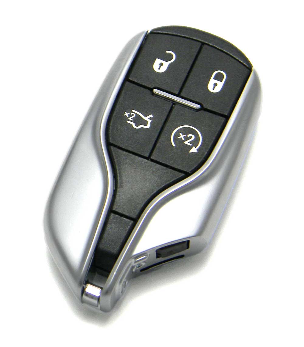 Levante Vitodeco Genuine Leather Keyless Smart Key Fob Case Cover with Key Chain for Maserati Ghibli Remote Start, Black Quattroporte Levante Vitodeco Genuine Leather Keyless Smart Key Fob Case Cover with Key Chain for Maserati Ghibli Remote Start, Black Quattroporte