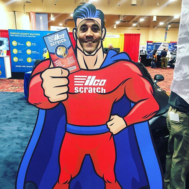 Chris excited to attend the 2019 locksmith Show lol 😂 #locksmith #vegas #keys #keylessshop