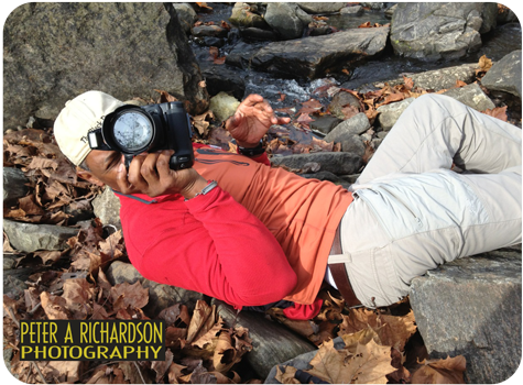 When you're willing to lie down on a bed of rocks, among the leaves, dirt and crawling critters just to get the right shot ... it is a passion.