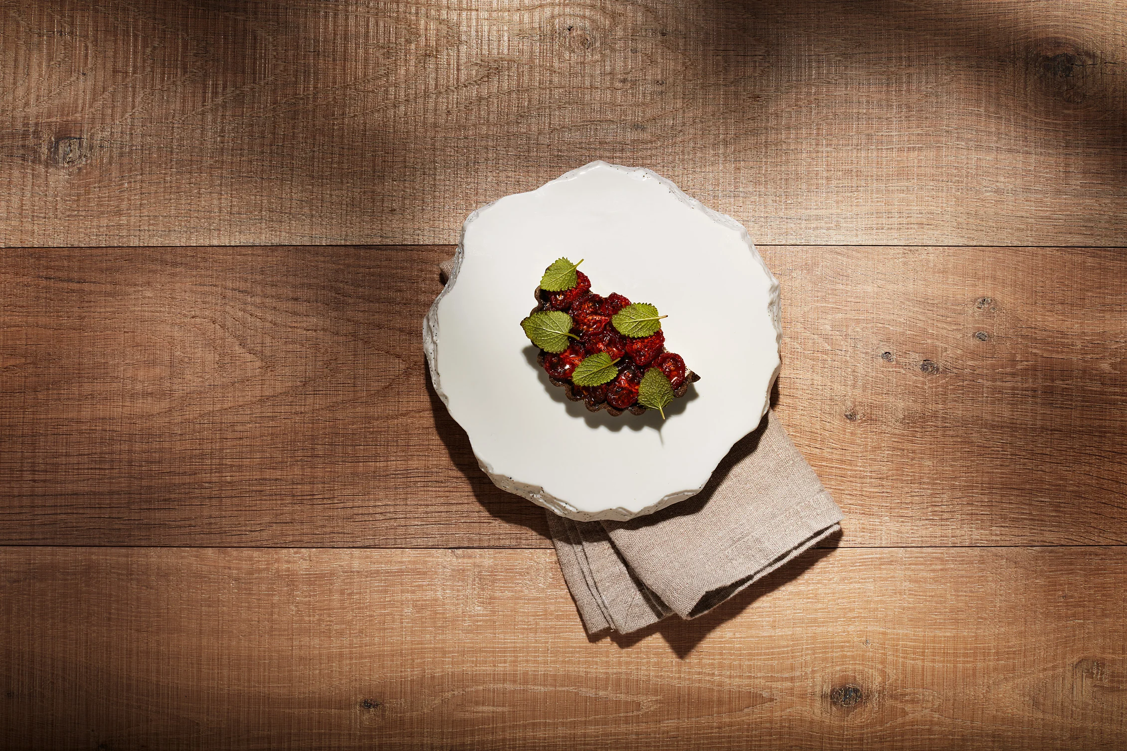 leek ash tart with cured tomatoes .jpg