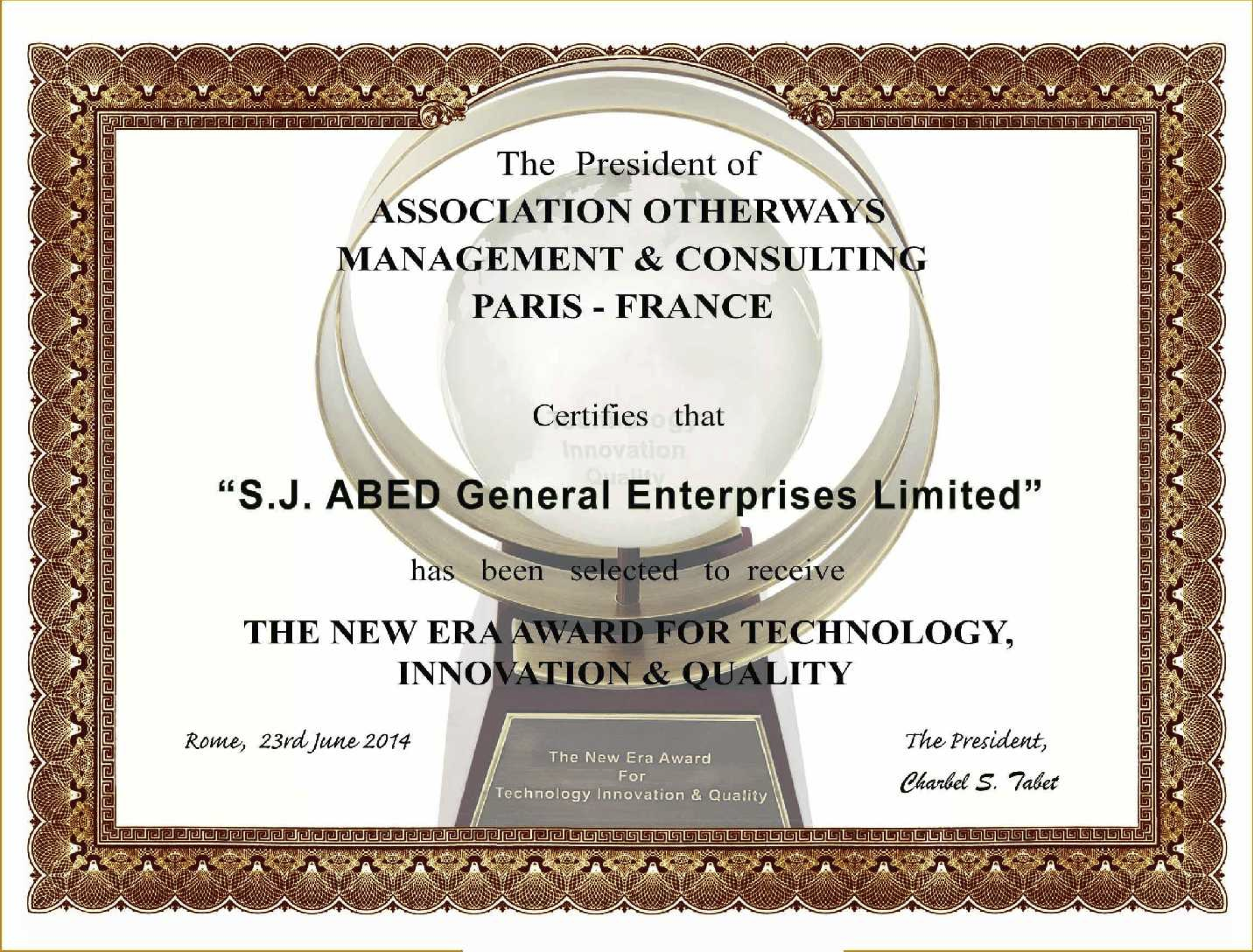 NEW ERA CERTIFICATE Rome 2014.png