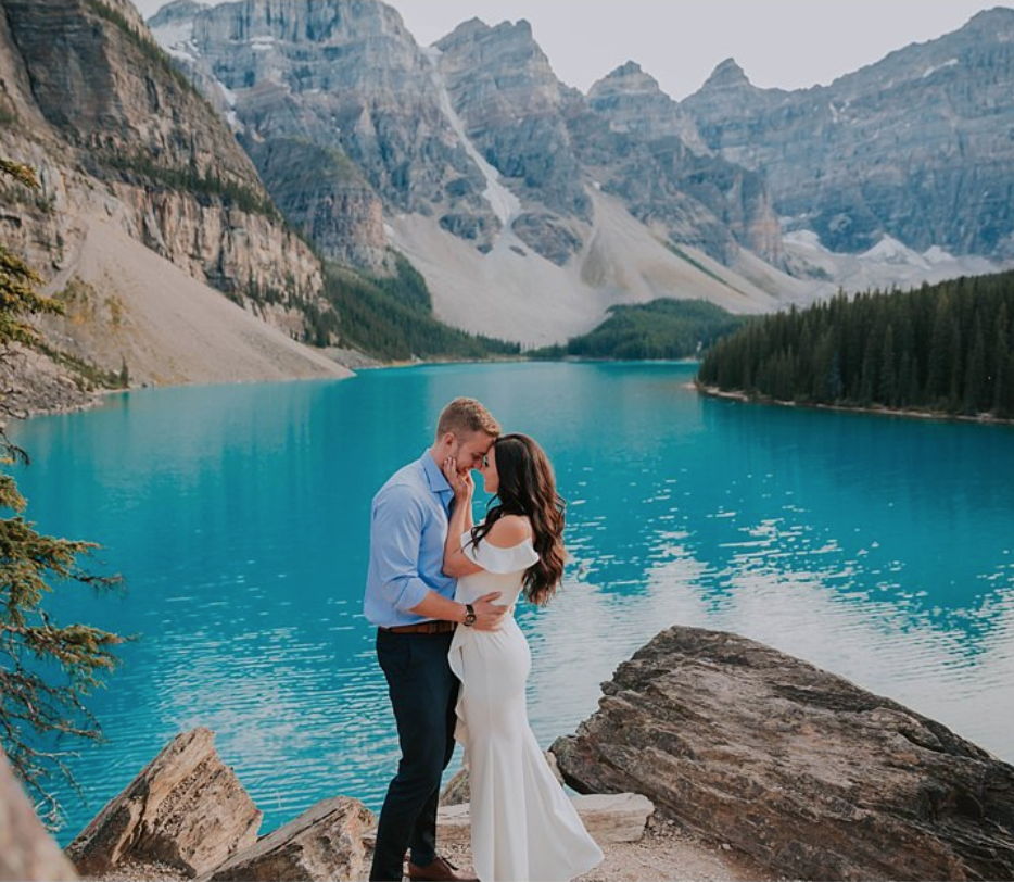 JASMINE + BILLY | MORAINE LAKE  | BANFF PHOTOGRAPHER