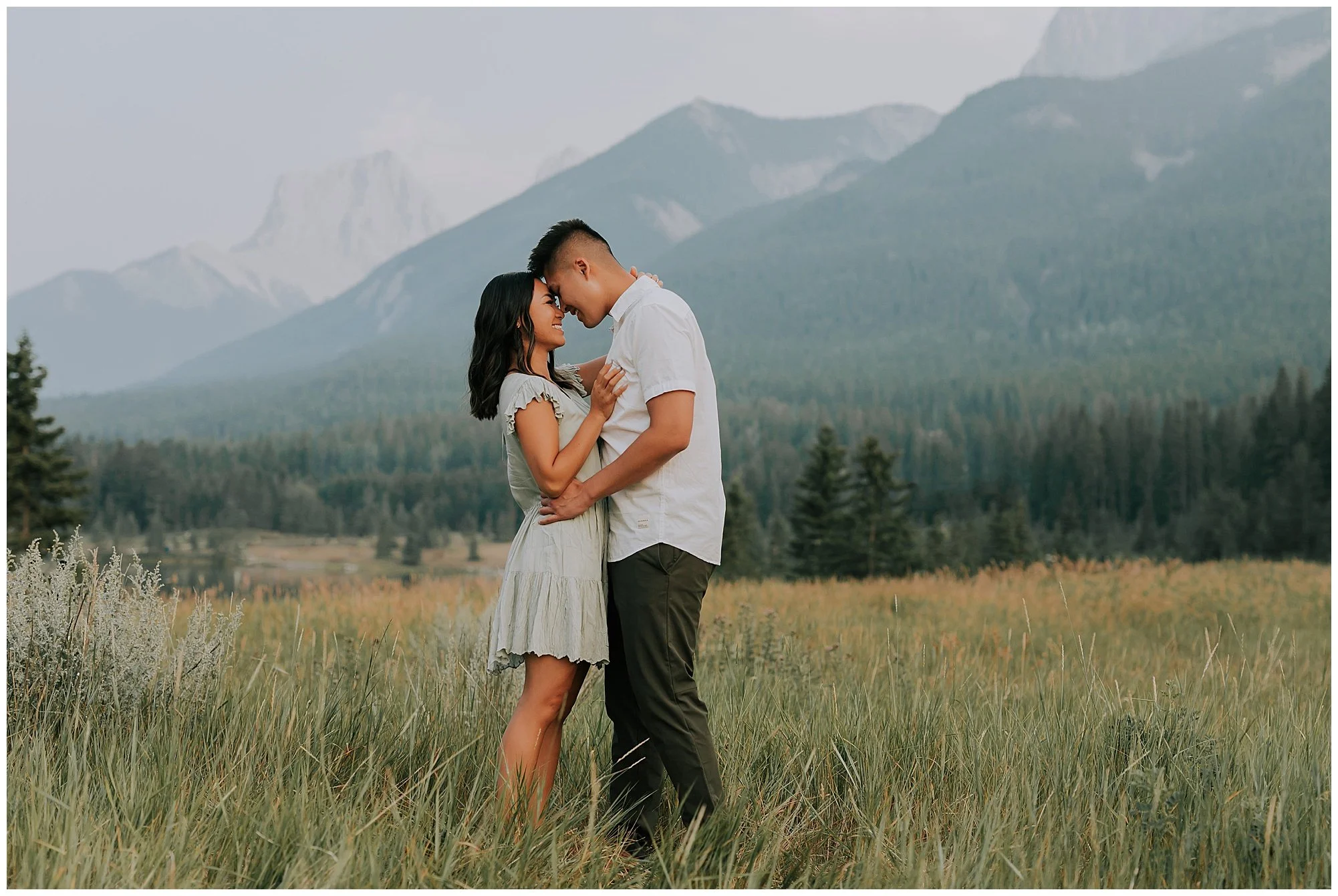 CANMORE ENGAGEMENT SESSION | QUARRY LAKE PARK