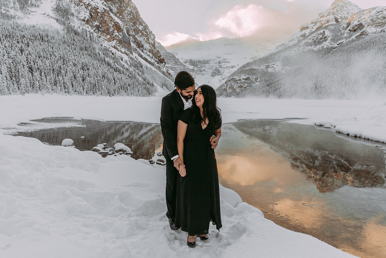 KOMAL + GURPAUL | LAKE LOUISE ENGAGEMENT 