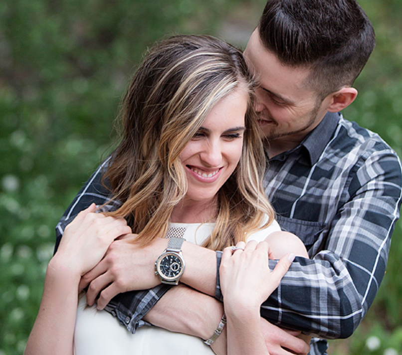 BRAD + ANGELA ENGAGEMENT | READER ROCK GARDEN