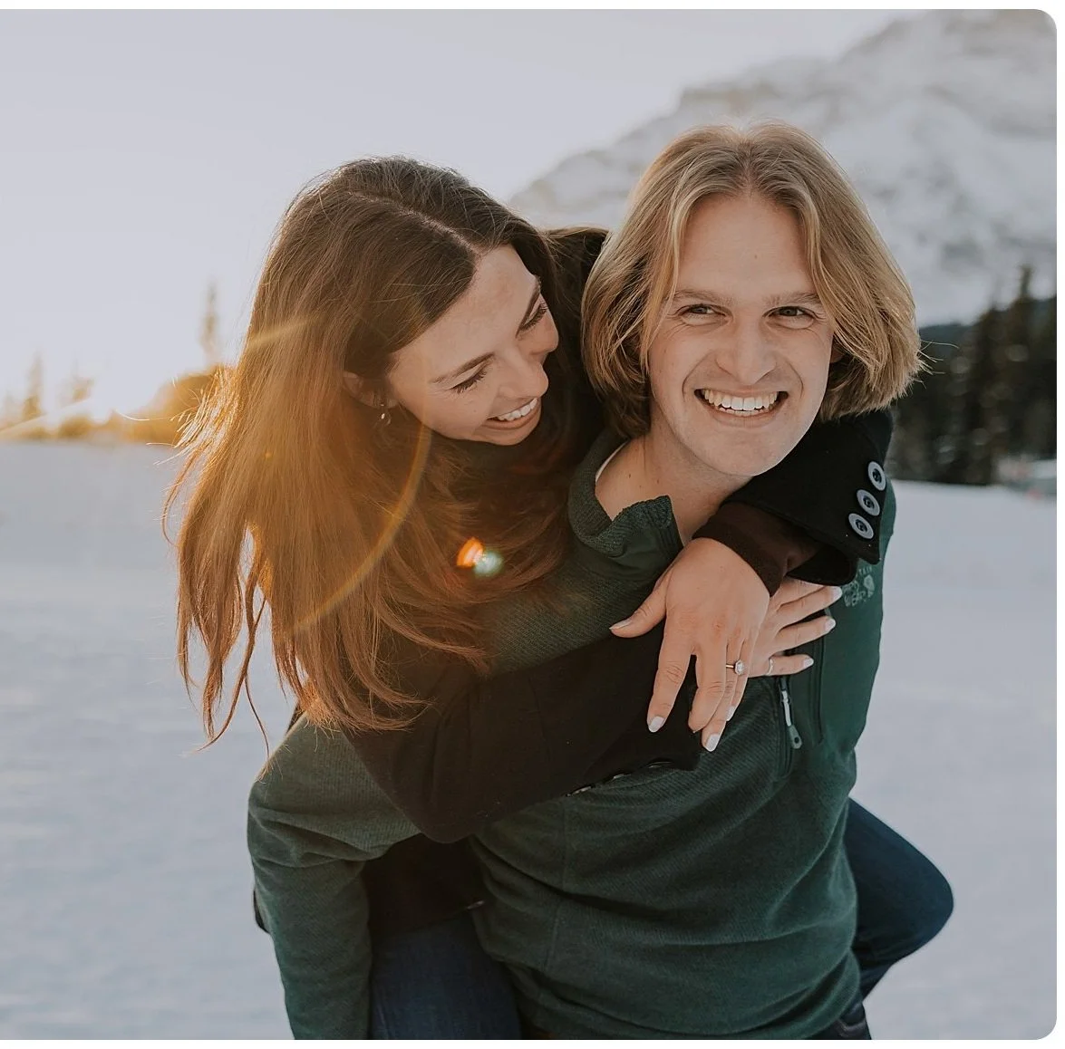 NICK + KELLY | ENGAGEMENT | LAKE MINNEWANKA