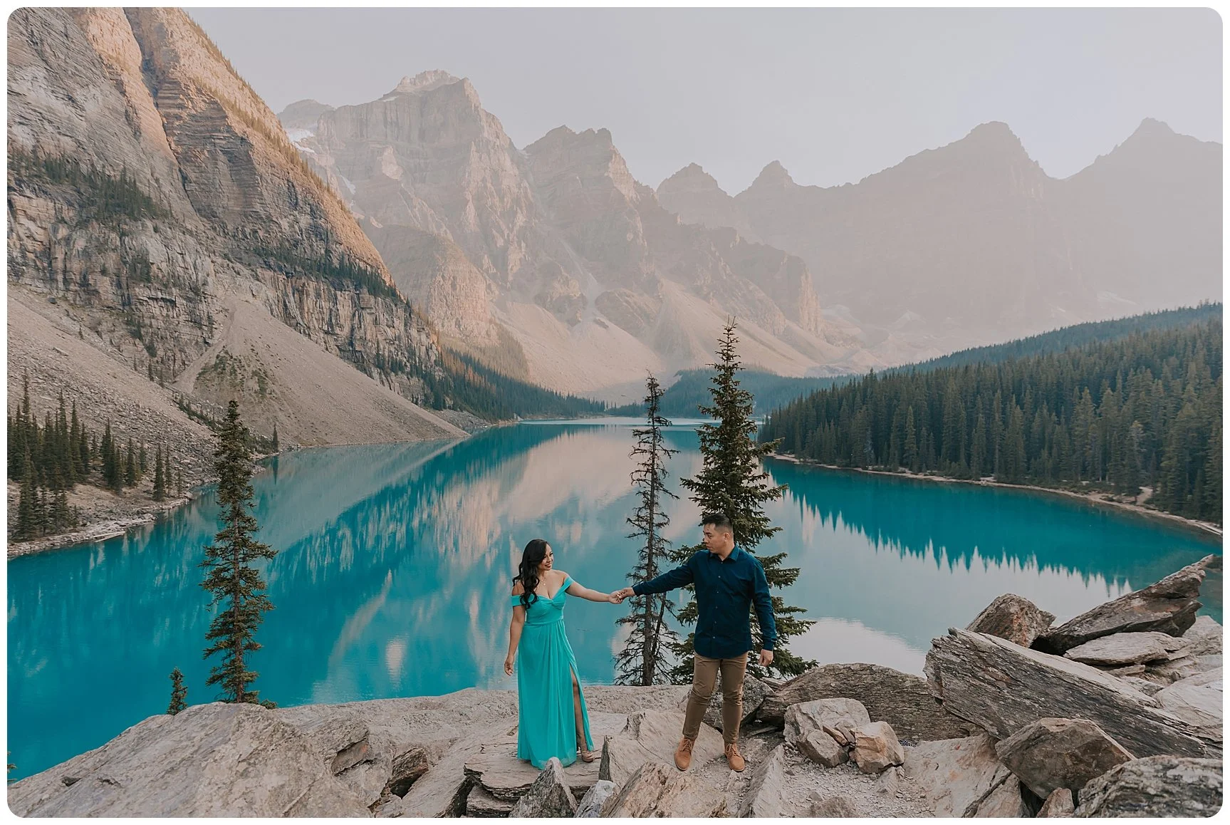 TEN YEAR ANNIVERSARY | FAMILY SESSION | MORAINE LAKE