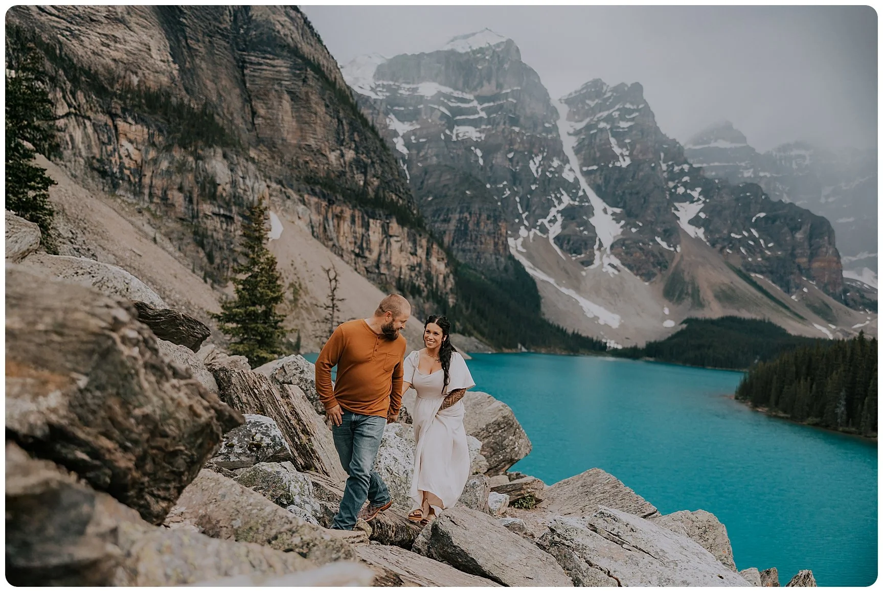 Amber strawn moraine lake