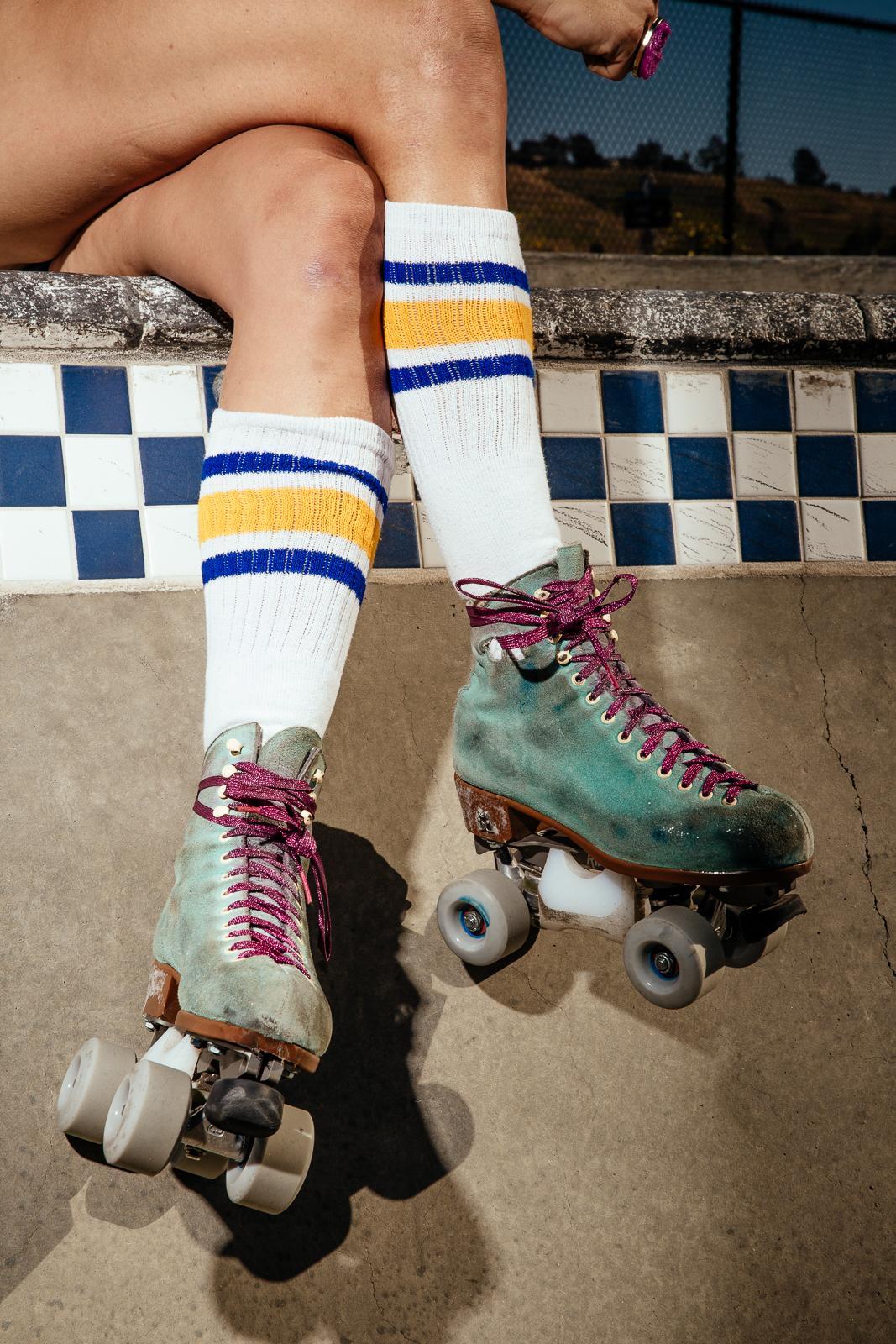 Fun with the Roller Derby girls for Serafina Magazine | Moxi Skate Team ...