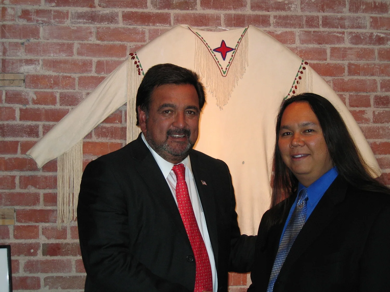 New Mexico Governor Bill Richardson with Ken Lingad
