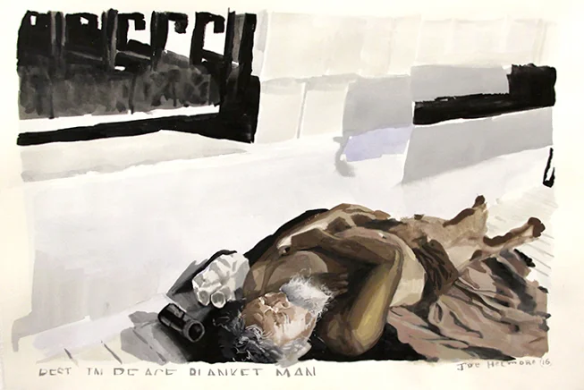 REST IN PEACE BLANKET MAN