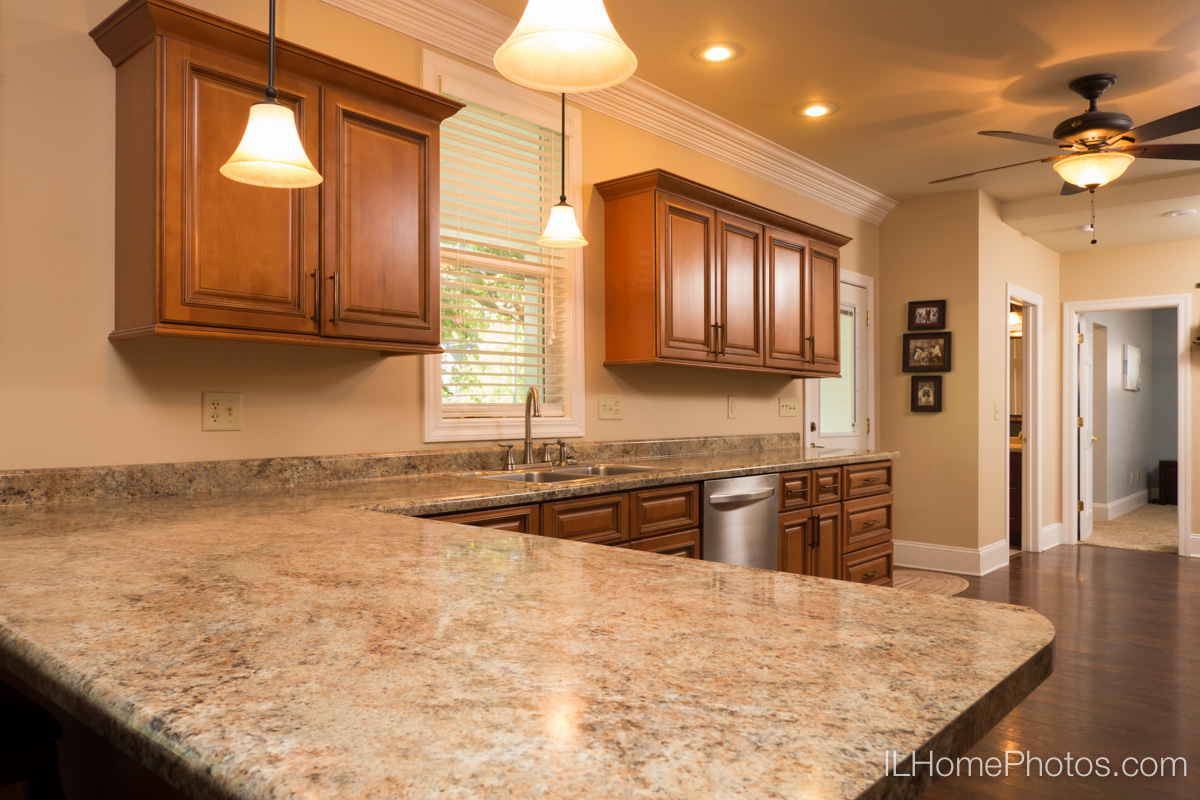 Interior home kitchen photograph for real estate in Delavan, IL :: Illinois Home Photography by Michael Gowin, Lincoln, IL