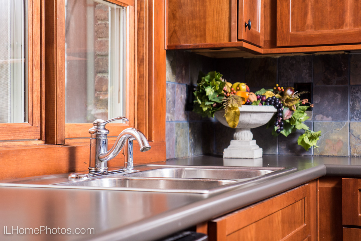 Interior kitchen detail photograph for real estate, Cuba, IL :: Illinois Home Photography by Michael Gowin, Lincoln, IL