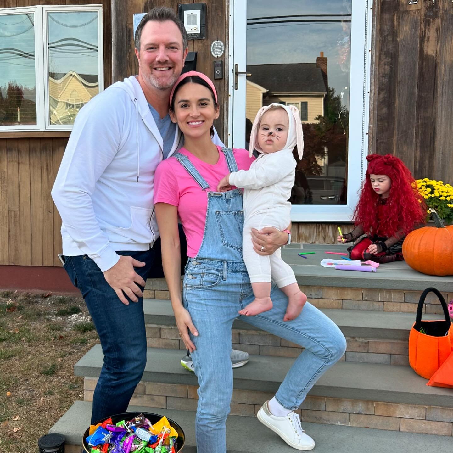 Happy Halloween from Ms Rachel, Mr Aaron, and Bo Bunny 🎃