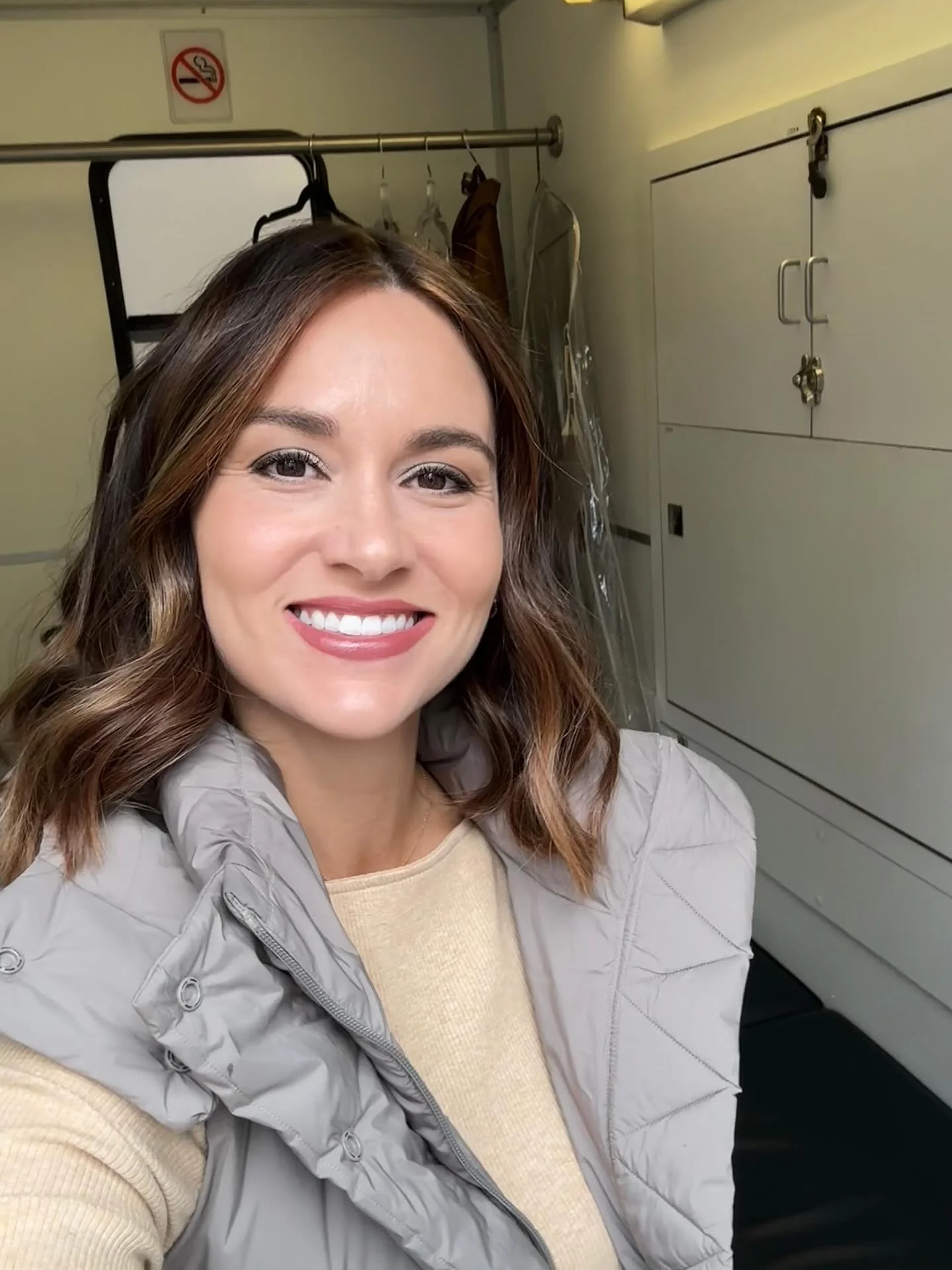 This is a picture of a very happy gal at the end of the day, wrapped from her first studio feature film. Thank you @brian2hig 🙌🏼