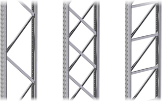 Colby frames: K, X, and Z Bracing