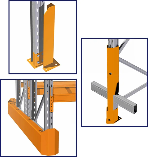 colby end protectors, corner guards, and low beam upright protectors