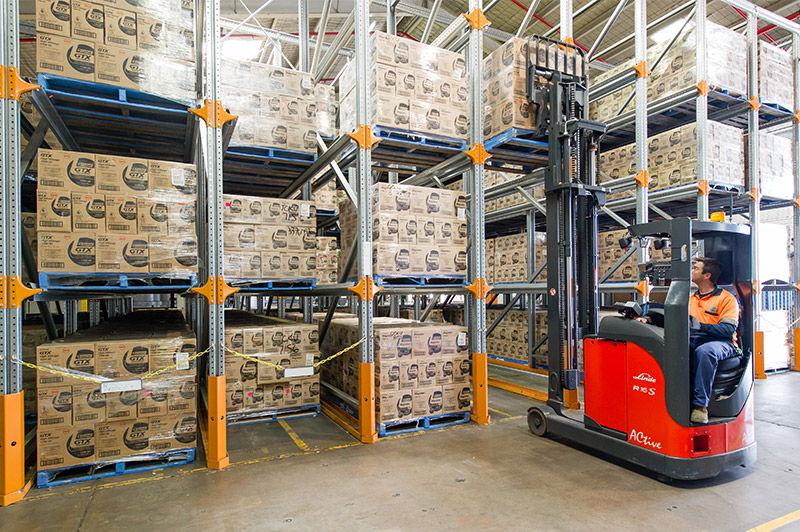 Drive-in Pallet Racking at ALMC