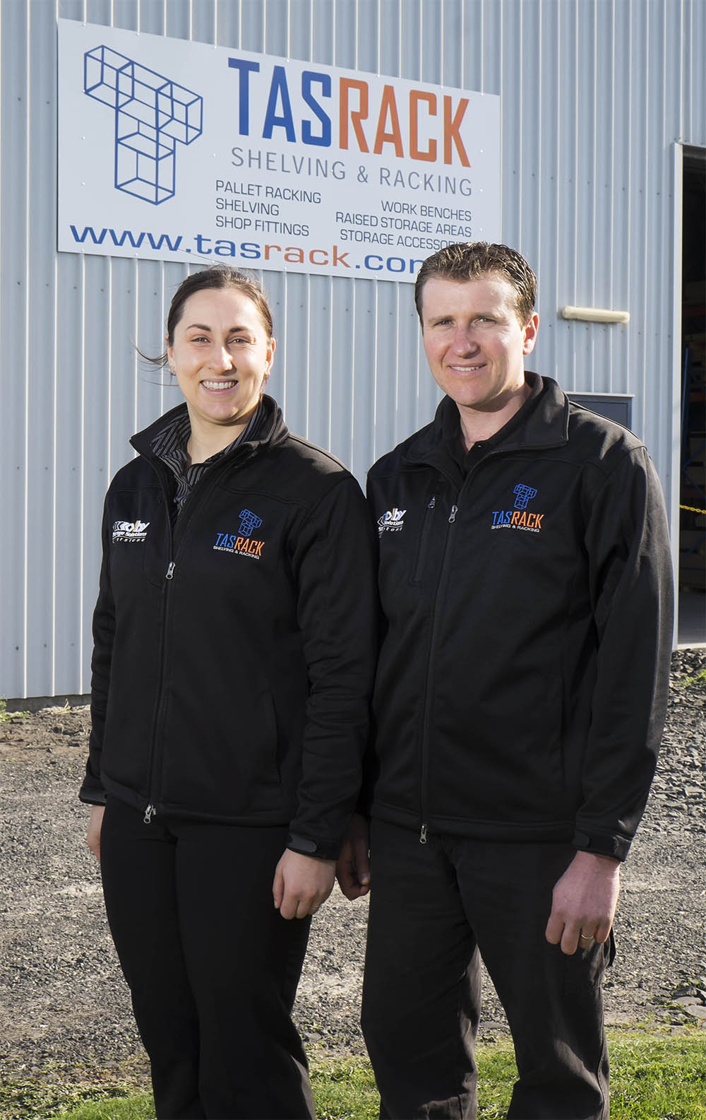 TasRack's Carol and Stuart Steyn