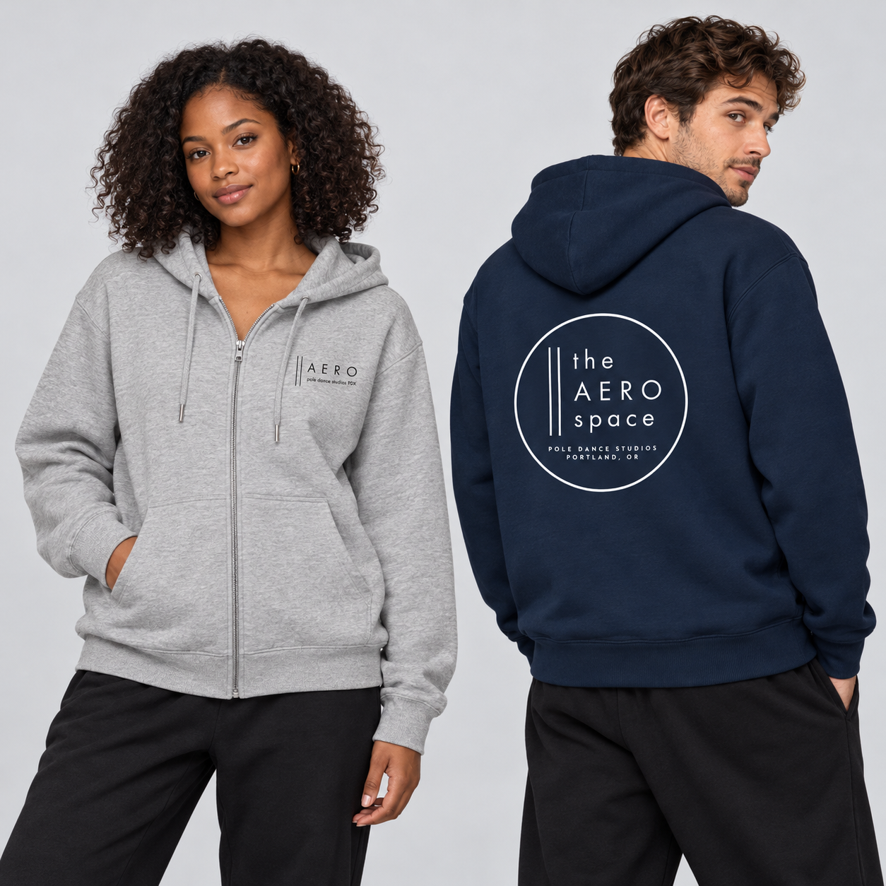 AERO Relax Unisex Zip Hoodie - Custom Color (PRE-ORDER ONLY)